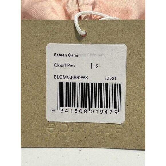 Ettitude Sateen Camisole Clean Bamboo Sleep Shirt Loungewear Cloud Pink S NEW - Picture 9 of 9